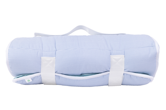 The Nap Mat - Navy Mini Stripe