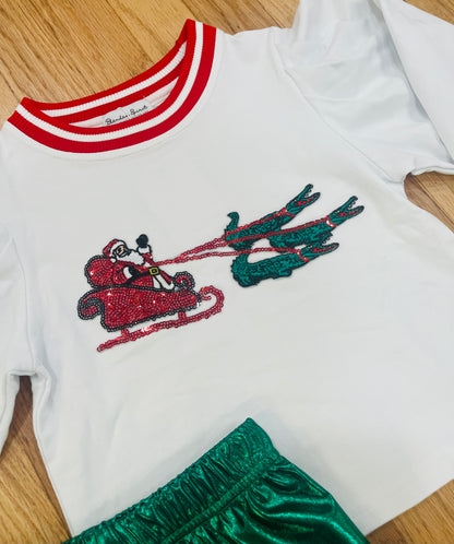 Kids Cajun Santa Sweatshirt