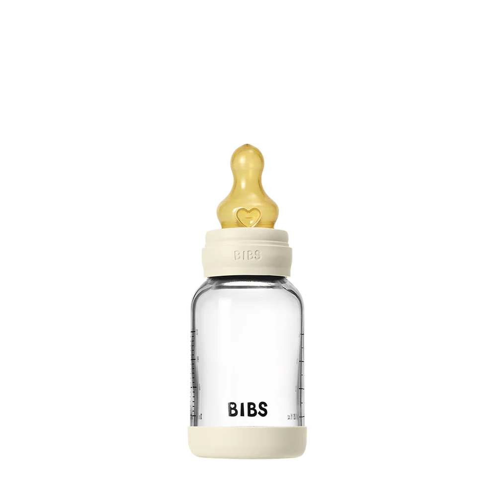 Glass Bottle Complete Set 110ml - Ivory