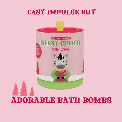 Merry Cherry Ornament Bath Bomb