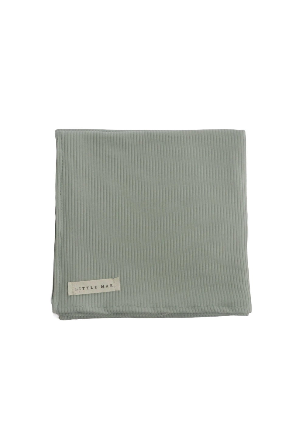 Seafoam Ribbed Swaddle