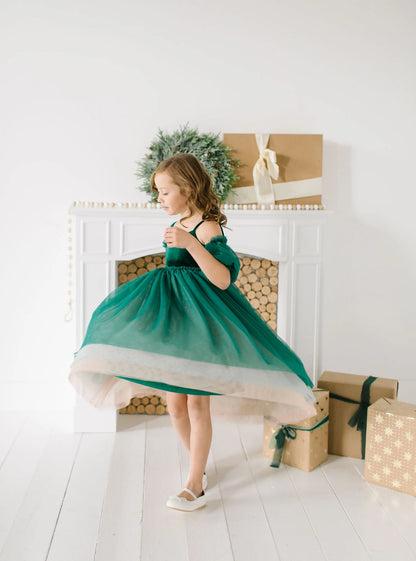 Everly Dress - Wintergreen