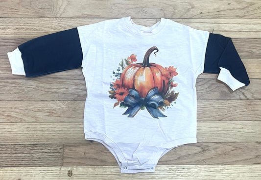 Pumpkin Posy Romper