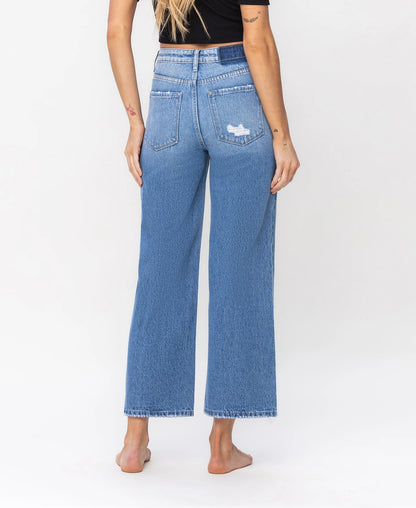 Super High Rise Wide Leg Jeans