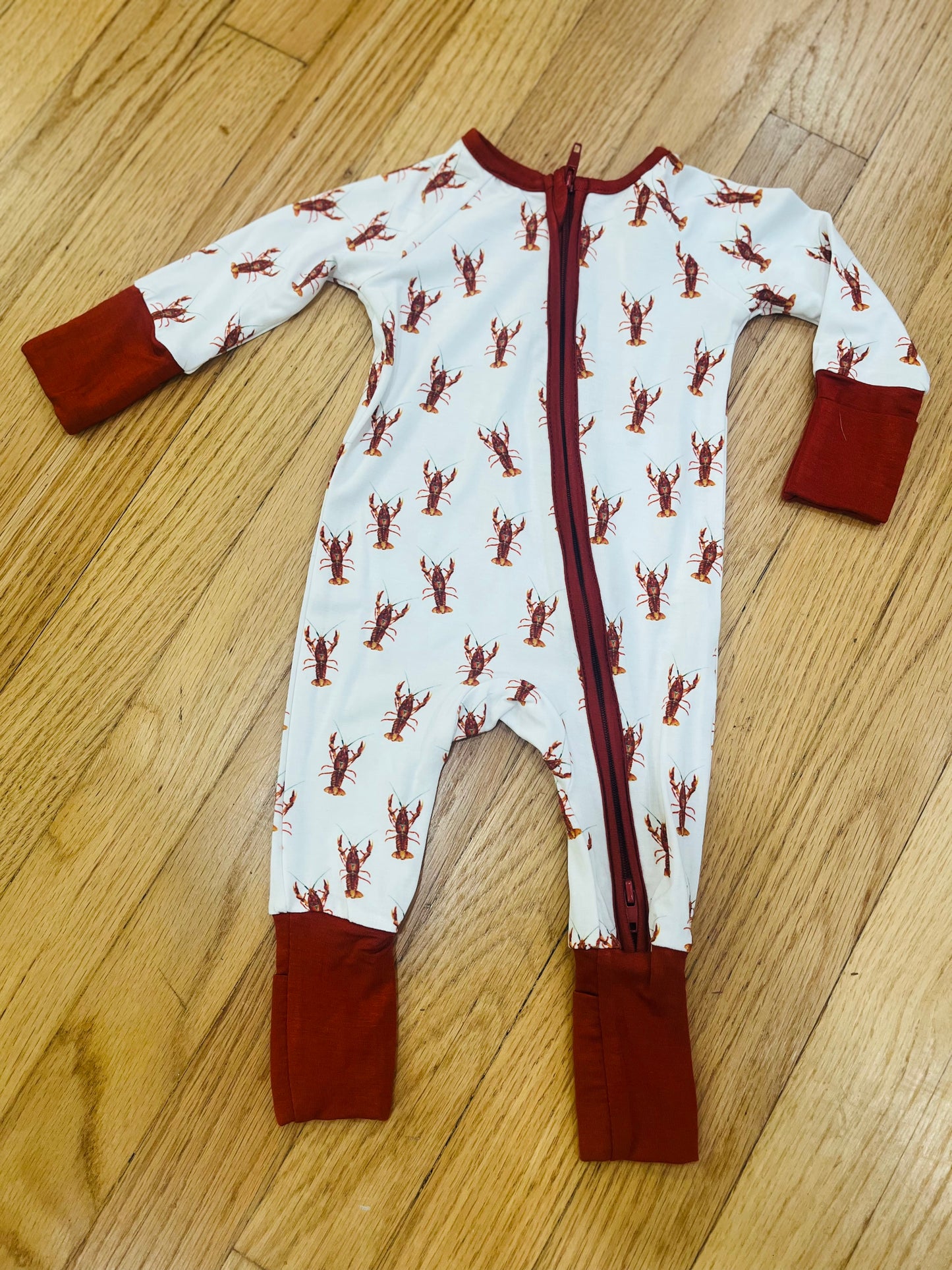 Bamboo Zipper PJ - Crawdaddy