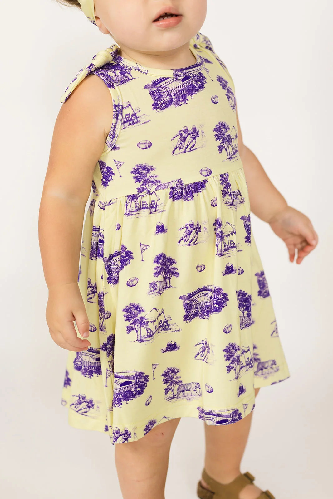 Tiger Toile Tie Dress