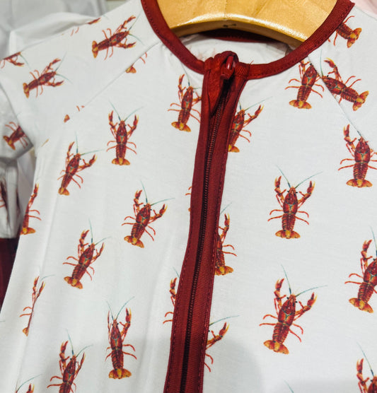 Bamboo Zipper PJ - Crawdaddy