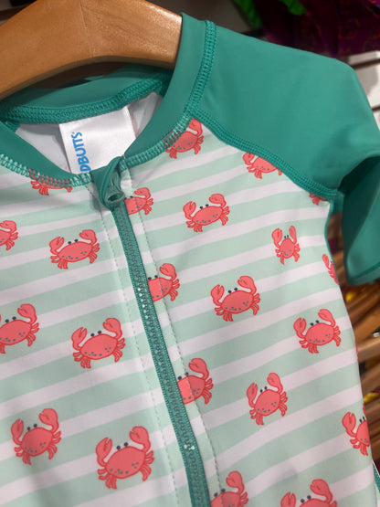 Crabby Cove LS One Piece Rash Guard