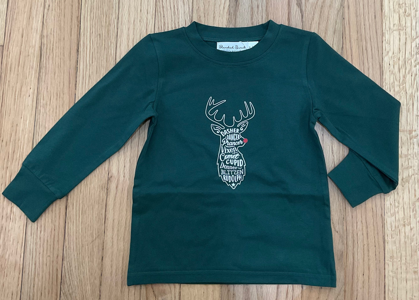 Reindeer Shirt Green