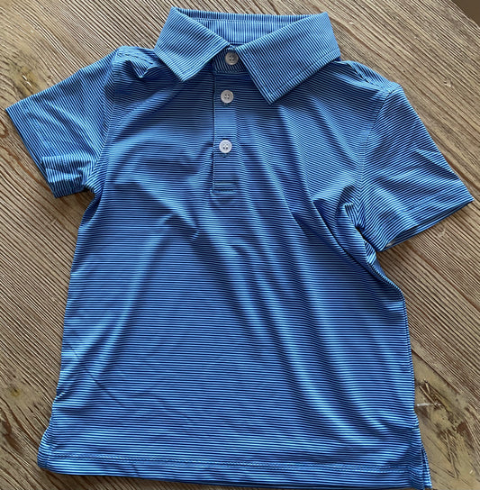 Micro Light Blue/Navy Stripe
