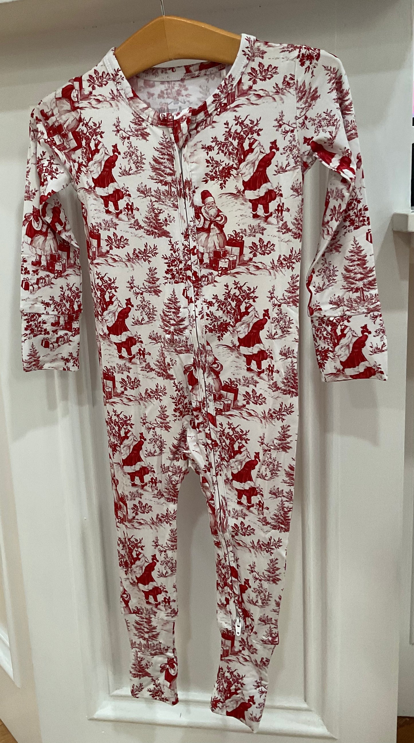 Santa Toile Zipper PJ