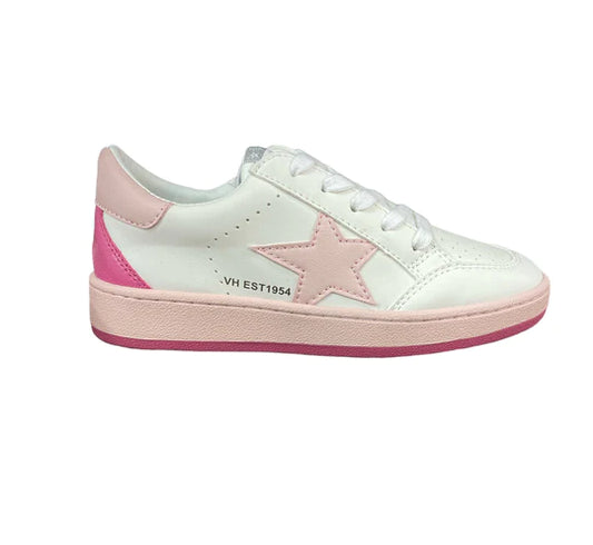 White Laced Baby Pink Star Hot