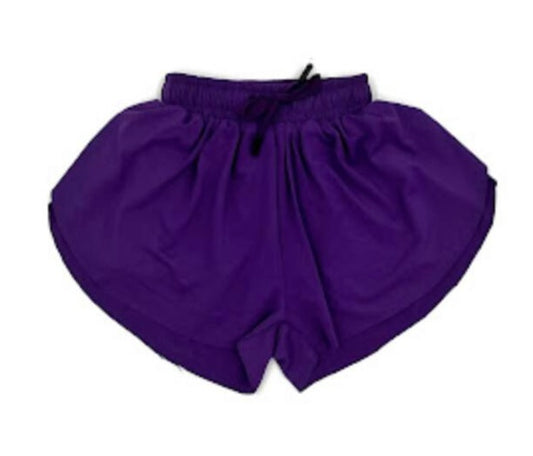 Purple Butterfly Shorts