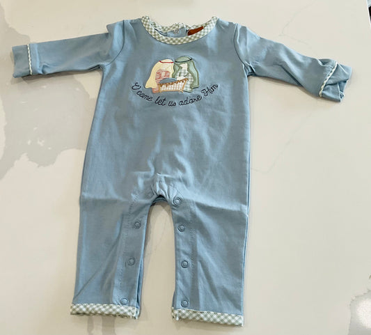 Nativity Applique Boys Romper