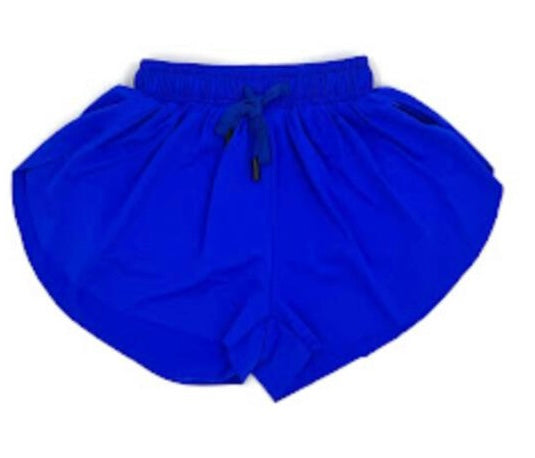 Royal Blue Butterfly Shorts