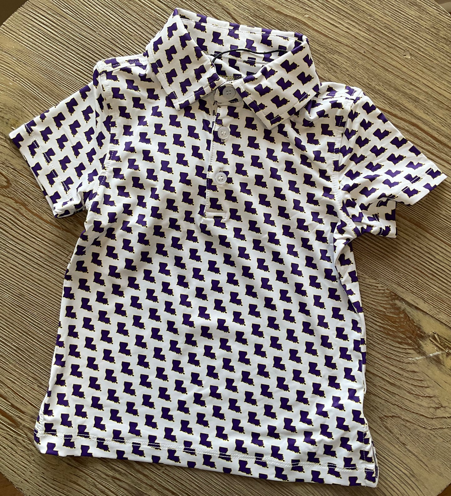 LA Purple w/ Gold Polo