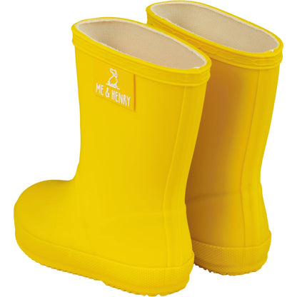 Yellow Puddle Rainboots