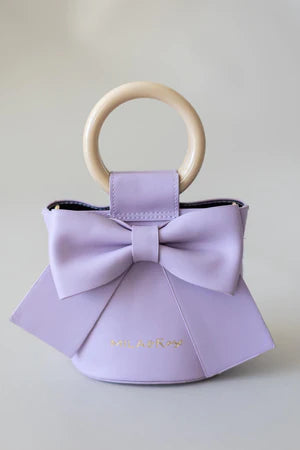 Lavender Bow Purse