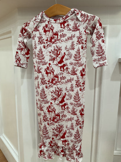 Santa Toile Gown