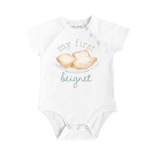 My First Beignet Organic Cotton Onesie