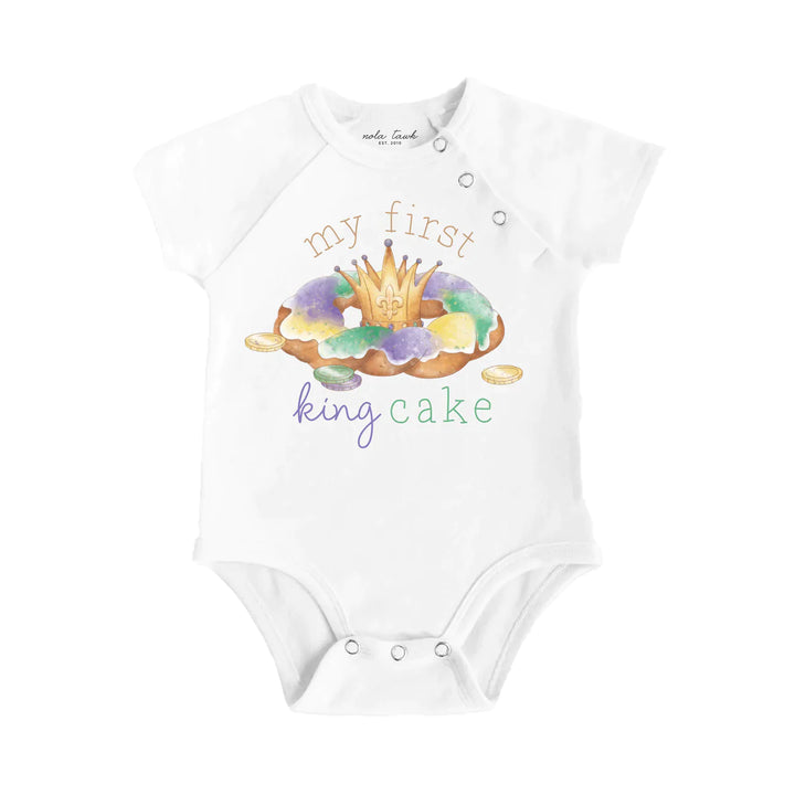 My First King Cake Organic Cotton Onesie