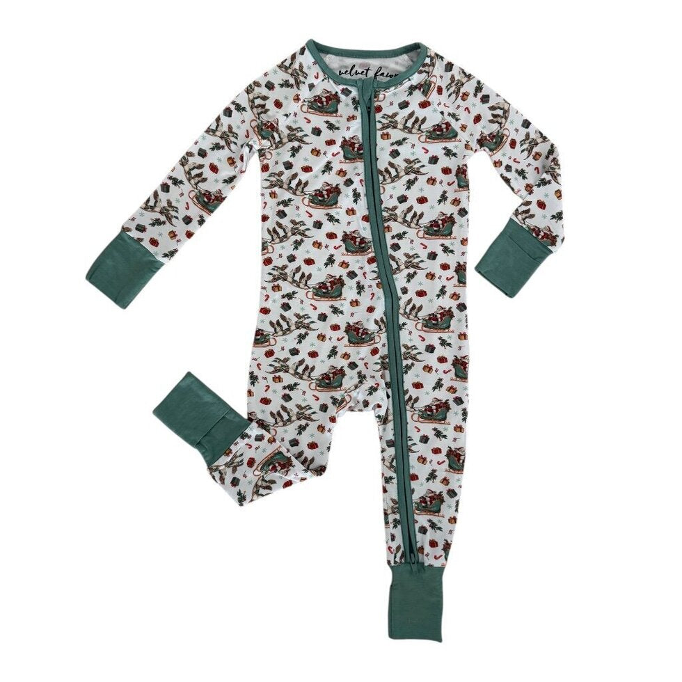 Mallards & Mistletoe Zipper PJ