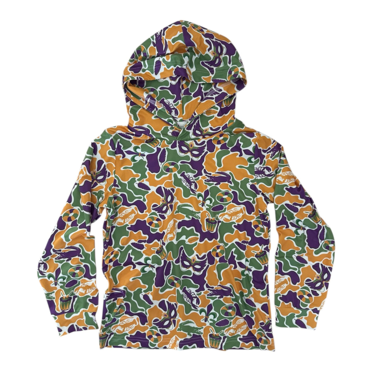 Mardi Gras Camo Hoodie