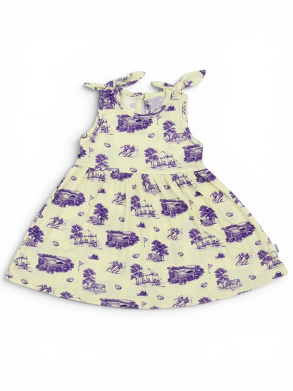 Tiger Toile Tie Dress