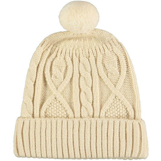 Maddy Knit Hat- Cream