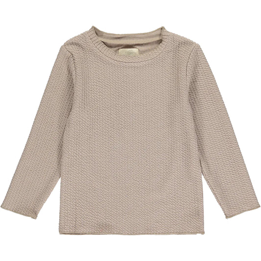 Kennedy Mock Turtle Neck- Tan