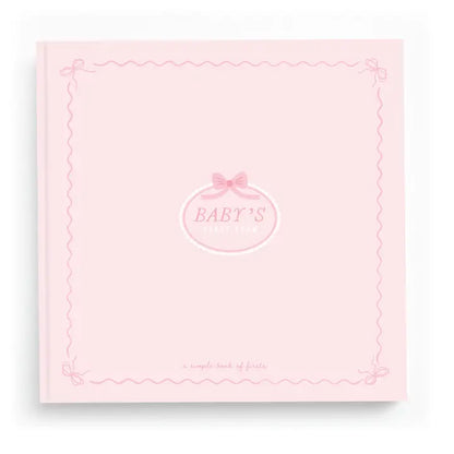 Bowkissed Blush First Year Baby Memory Book