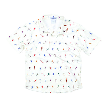First Down Polo Short Sleeve Shirt