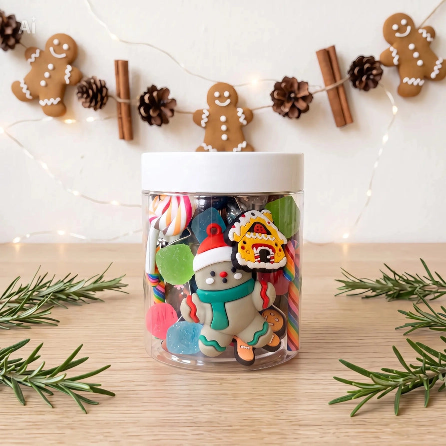 Gingerbread Cookie Playdough Kit
