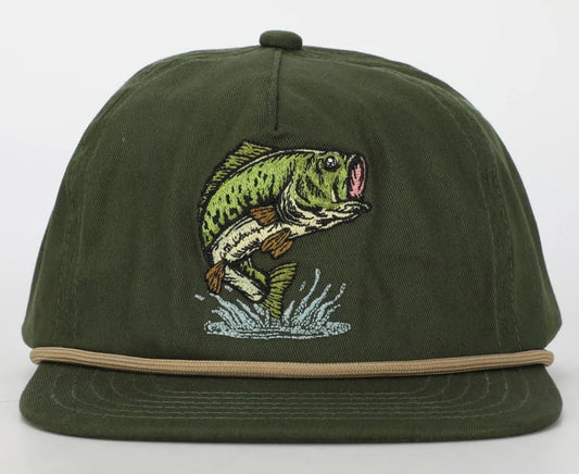 Bass SnapBack Rope Hat