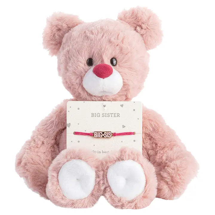 Big Sister Pink Bear w/ Bracelet