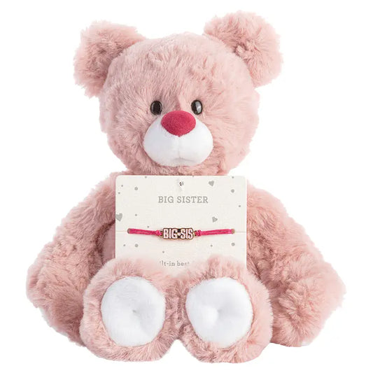 Big Sister Pink Bear w/ Bracelet