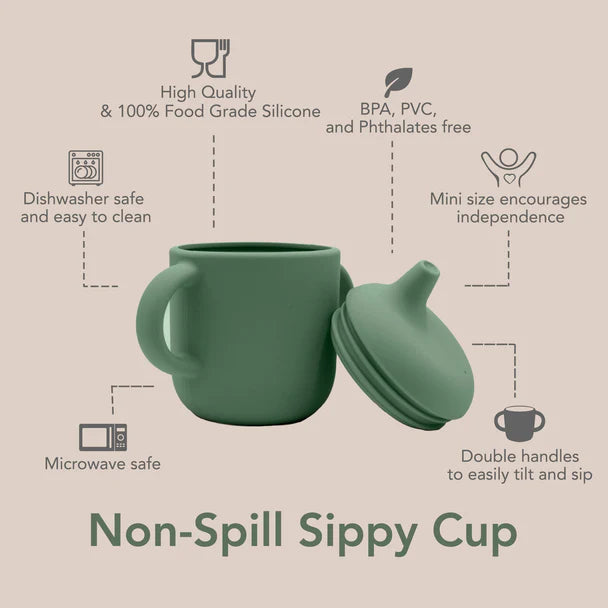 Nouka Non-Spill Sippy Cup - Soft Blush