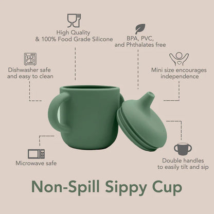 Nouka Non-Spill Sippy Cup - Lily Blue