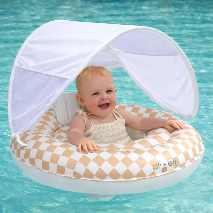 Baby Swim Seat with Sun Canopy