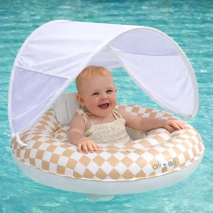 Baby Swim Seat with Sun Canopy