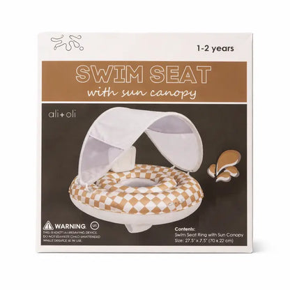 Baby Swim Seat with Sun Canopy
