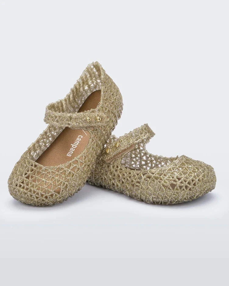 Mini Melissa Glitter Gold-Baby