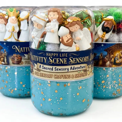 "Nativity Scene" Double Jar