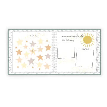 Celestial Skies Luxury 1st Year Baby Memory Book