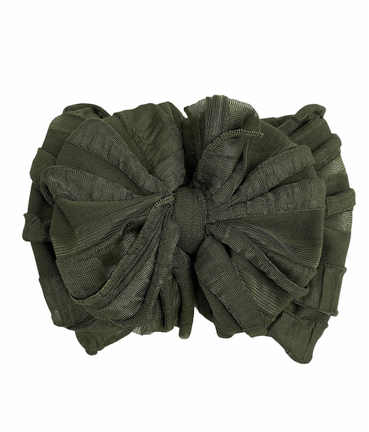 Cedar Green Thick Headband Bow
