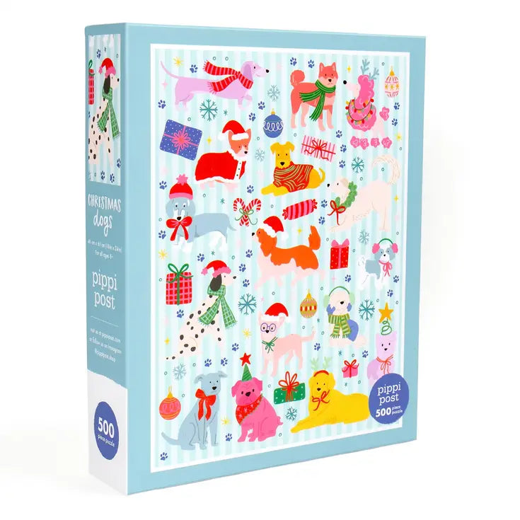 Christmas Dogs 500 Pc Jigsaw Puzzle