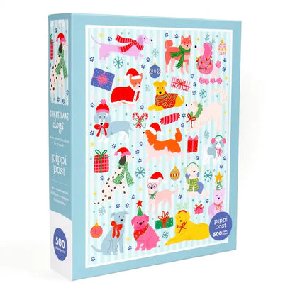 Christmas Dogs 500 Pc Jigsaw Puzzle