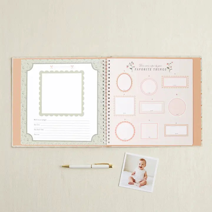 Cottage Garden First Year Baby Memory Book