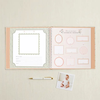 Cottage Garden First Year Baby Memory Book