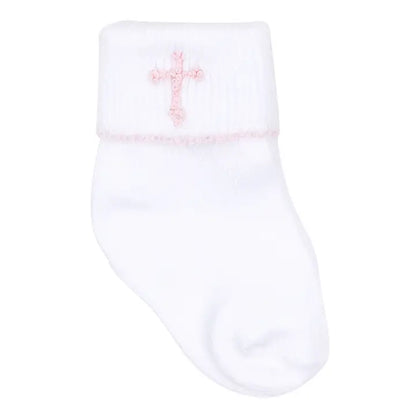 Forever Blessed Hand-embroidered Socks